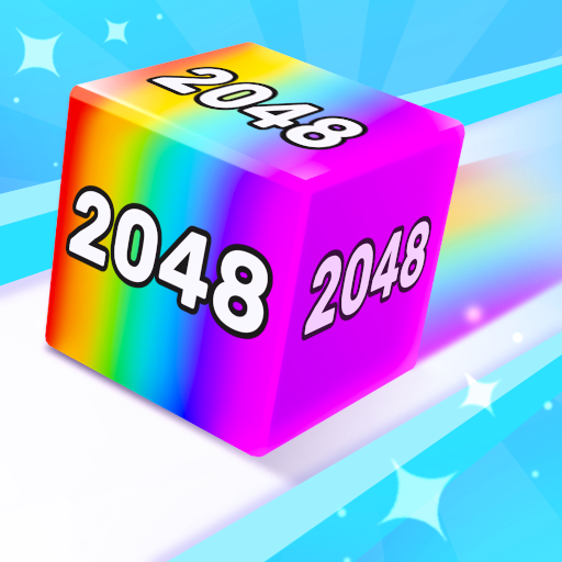 Chain Cube 2048: 3D merge game logo