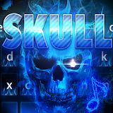 Flaming Skull  keyboard Theme icon