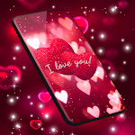Cover Image of Download Love Hearts Live HD Wallpaper  APK