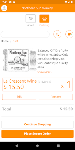 Northern Sun Winery Screenshot 4 - AppWisp.com