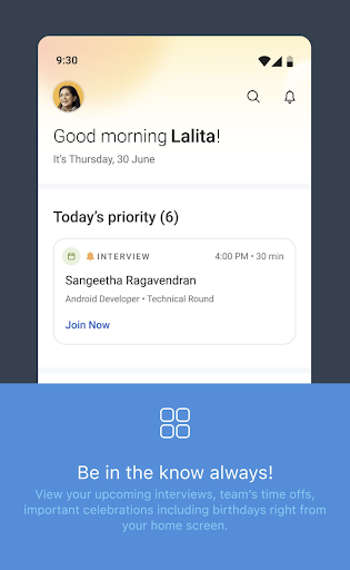 Android application Freshteam screenshort
