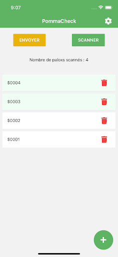 PommaCheck Screen 2