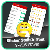 Whatapp More Sticker Text Font