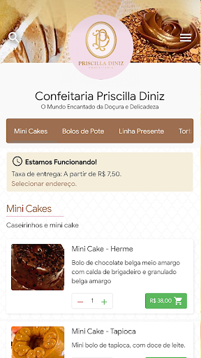 Confeitaria Priscilla Diniz Screen 2