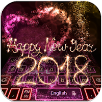 Happy New Year 2018 Keyboard