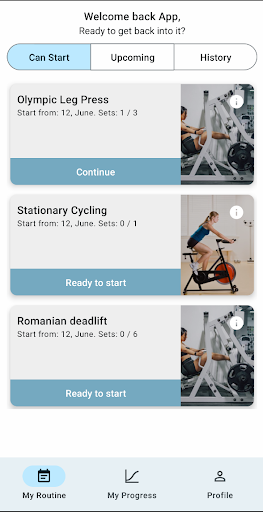 Android application KneeCare screenshort