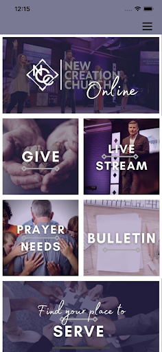 Android application New Creation Church Glenwood screenshort