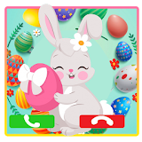 Calling Easter bunny icon