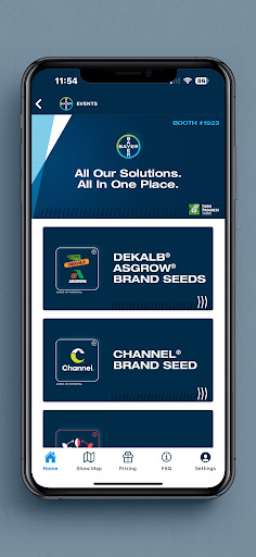 Bayer Events Screen 2