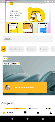 Android application My Kautim screenshort