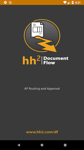 Android application hh2 Document Flow screenshort