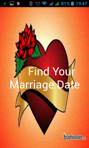 Your Marriage Year