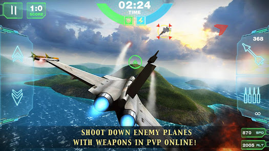 Air Combat Online MOD APK 5.6.0 (Full) poster-4