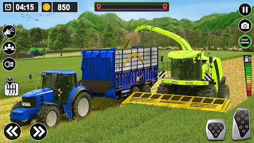 Android application Tractor Game Farm Simulator 3D screenshort