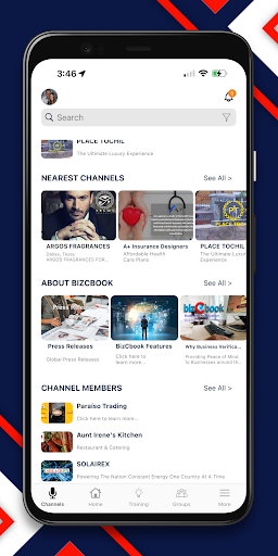 bizCbook Screen 2