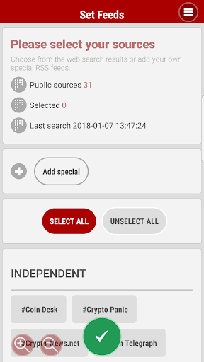 CNRT - Crypto News Real Time Screen 2