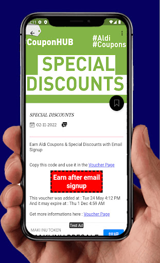 Coupons for Aldi Screen 2