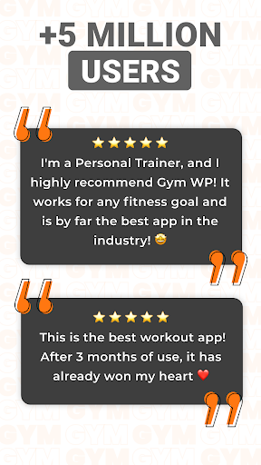 Screenshot of Gym WP - Workout Tracker & Log