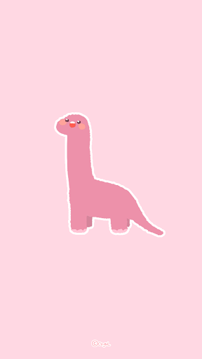 Android application 카카오톡 테마 - 분홍목긴공뇽_핑크 screenshort