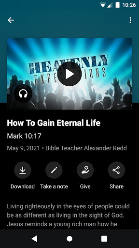Gracious Hope Bible Fellowship Screen 3