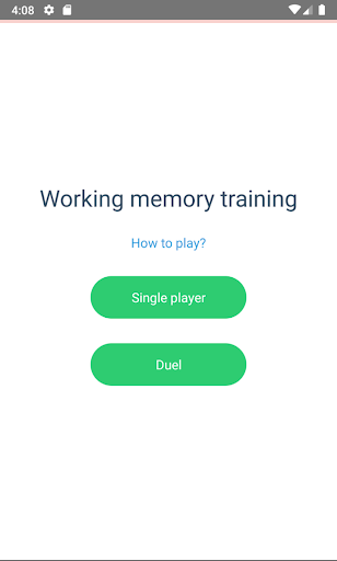 Working memory training - v1.1.1