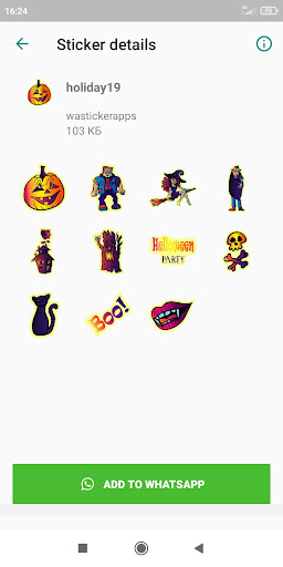 Holiday emoji WASticker