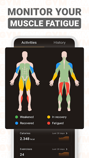 Screenshot of Gym WP - Workout Tracker & Log