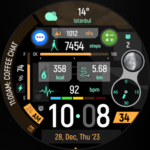 Tech Horizon - Watch Face logo