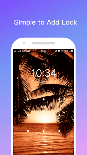Android application ScreenLockZ by Zapya screenshort