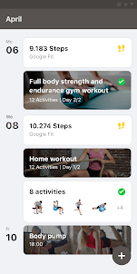 WOTWF - Workout planner