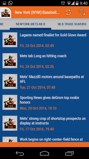 New York (NYM) Baseball 24h Screen 2