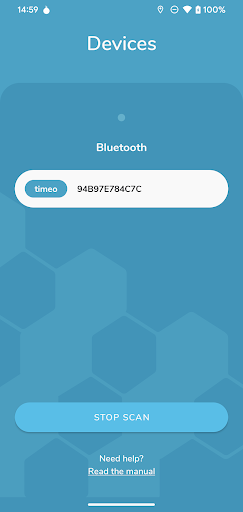 Android application timeo screenshort