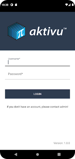 Android application BSWH Asset Tracer Training screenshort