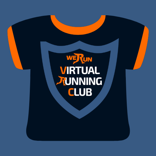 Virtual Running Club - We Run logo