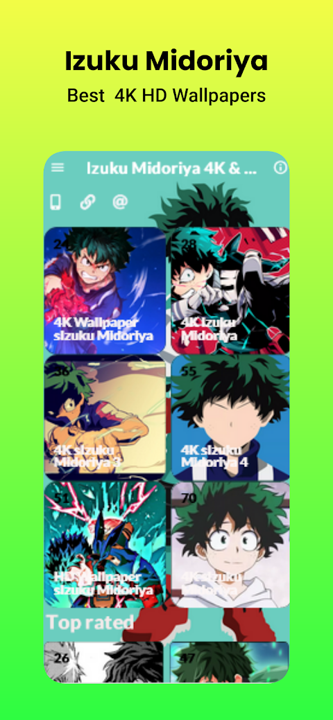 Izuku Midoriya 4K & HD Anime Wallpapers my heroのおすすめ画像1