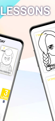 How to draw Wednesday Addams