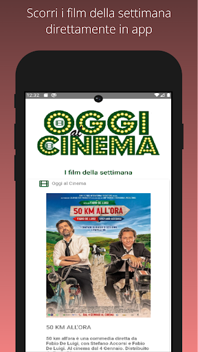 Android application Oggi al Cinema screenshort