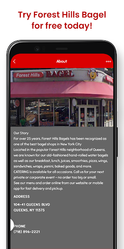 Forest Hills Bagel Screen 3