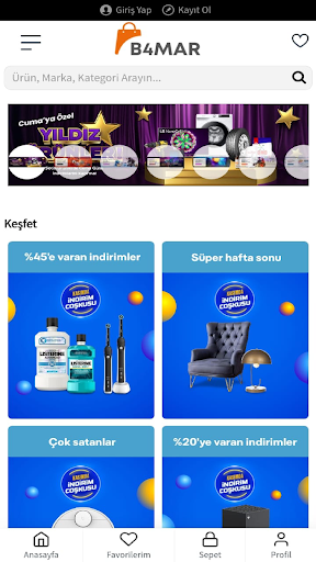 Android application B4mar screenshort