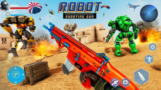 Robot Warfare: ーマン ゲーム ロボット 銃撃