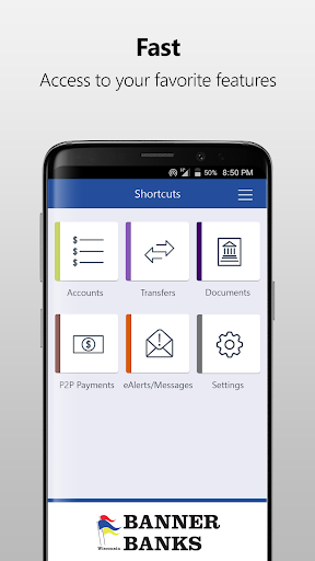 Banner Banks WI Mobile App Screen 2