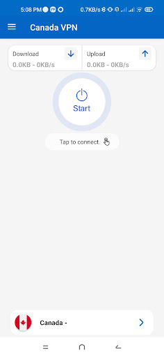 Android application Canada VPN - Private & Secure screenshort