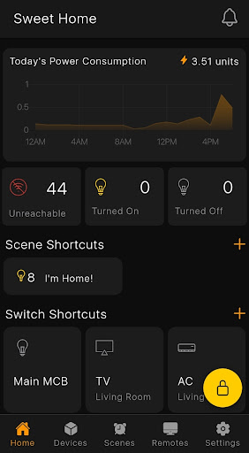 Android application AI ERA Smart Connect screenshort