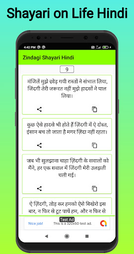 Zindagi Shayari Hindi Screen 2
