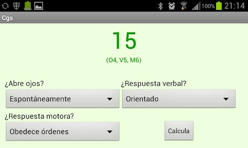 GCS (Glasgow Coma Scale) Screen 3