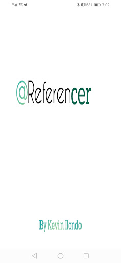 Android application Referencer-Harvard Style screenshort