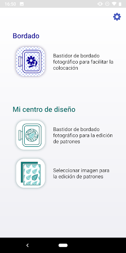 Vista previa de la aplicación