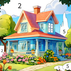 House Color - Paint by number icon