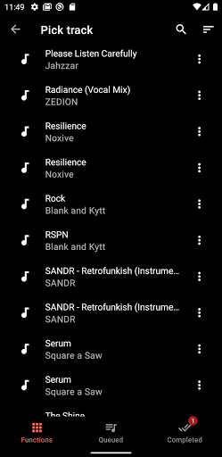 Screenshot of Music Editor