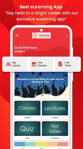 Aarambh Civil Services Academy Screen 2
